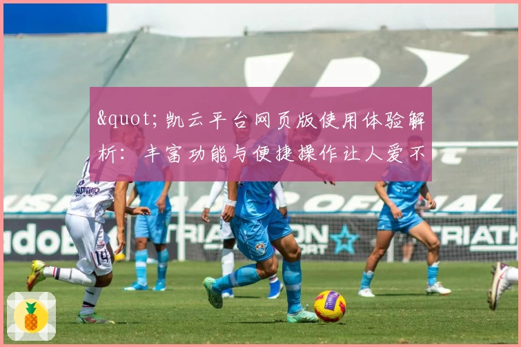 "凯云平台网页版使用体验解析：丰富功能与便捷操作让人爱不释手"